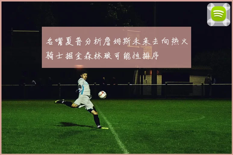 名嘴夏普分析詹姆斯未来去向热火骑士掘金森林狼可能性排序